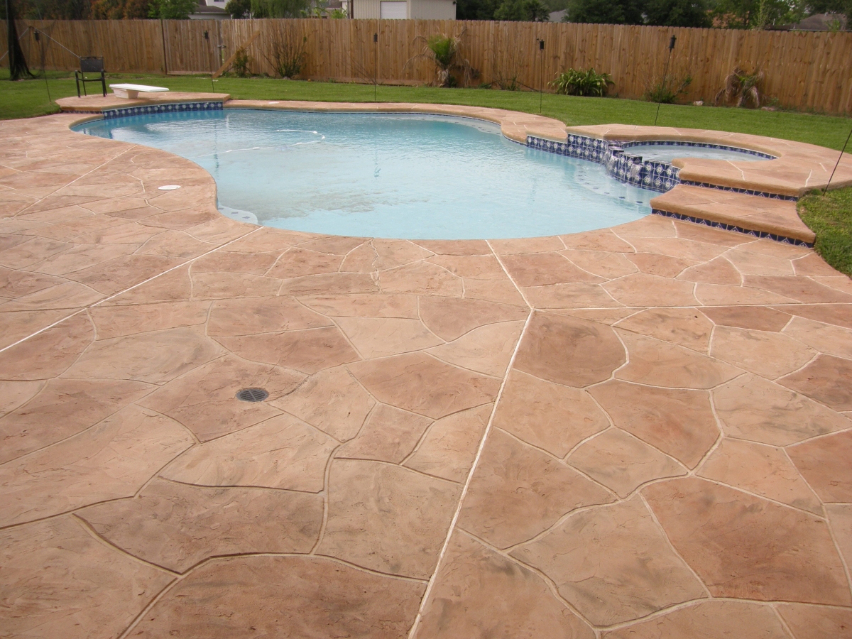 Photos Using Products From SCP Supply - Houston - Stamped Concrete Products