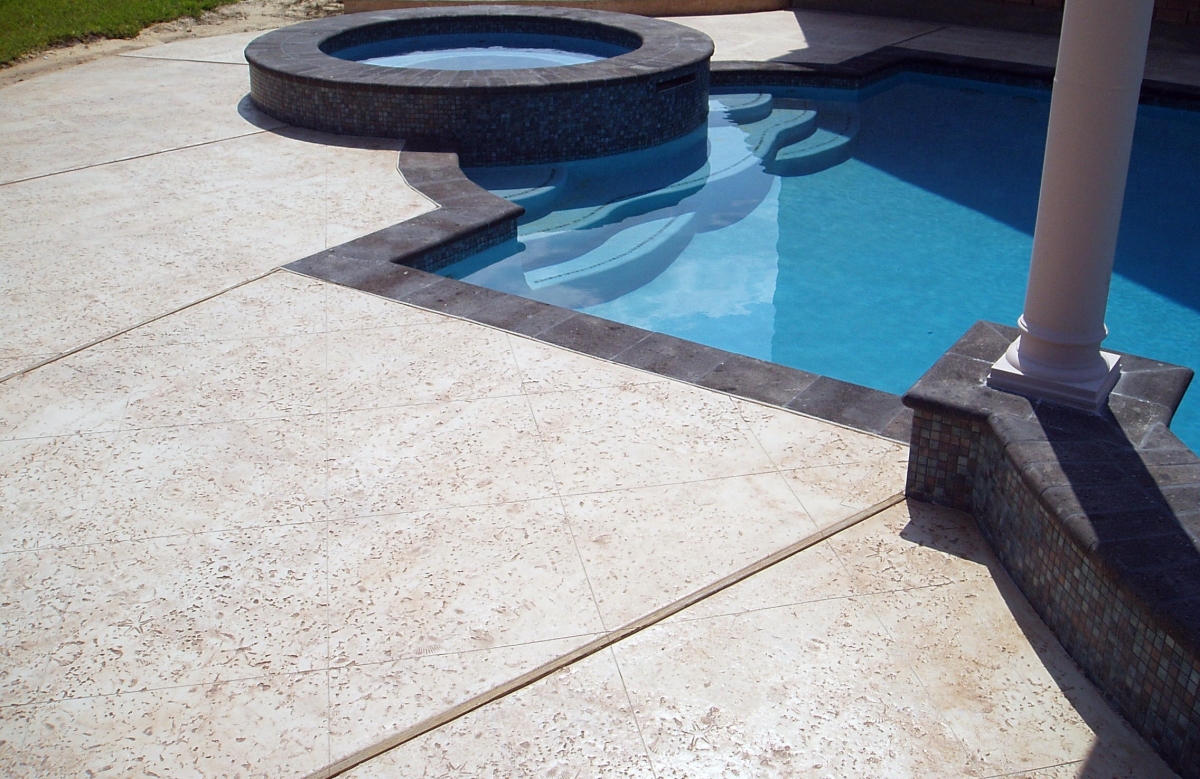 Photos Using Products From SCP Supply - Houston - Stamped Concrete Products